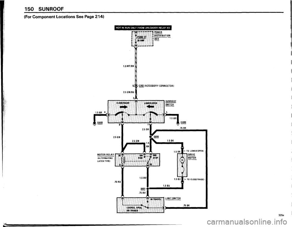 BMW 325e 1984 E30 Electrical Troubleshooting Manual 