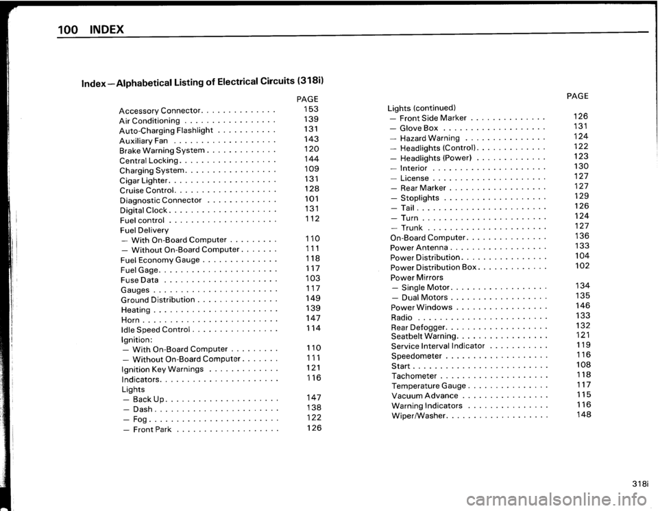 BMW 325e 1984 E30 Electrical Troubleshooting Manual 