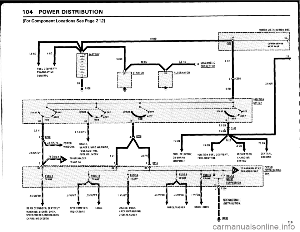 BMW 325e 1984 E30 Electrical Troubleshooting Manual 