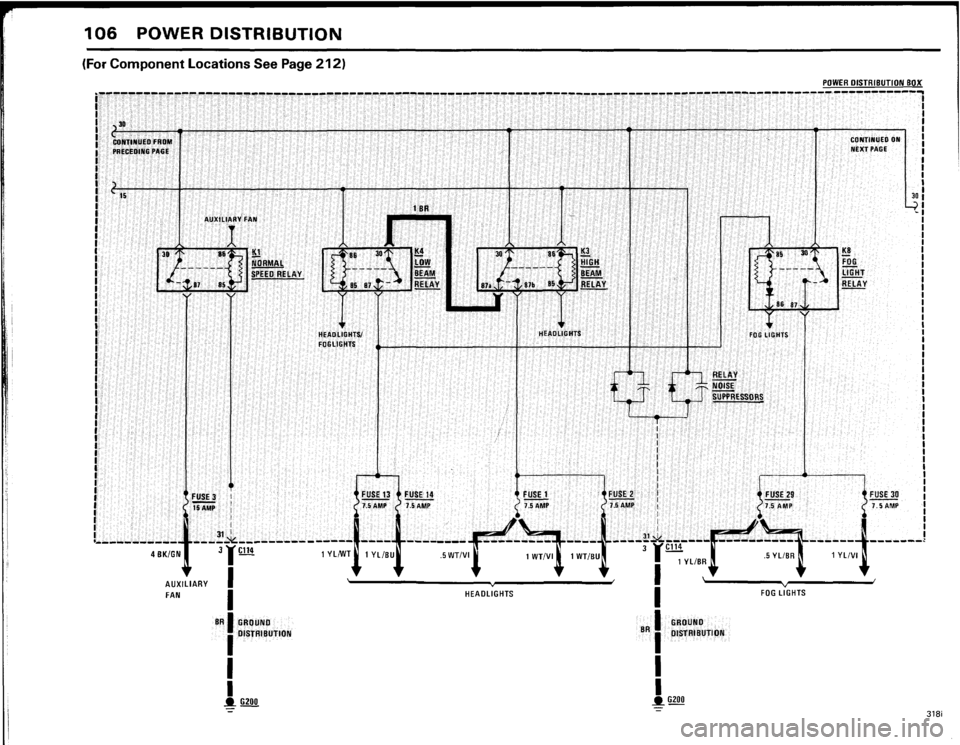 BMW 325e 1984 E30 Electrical Troubleshooting Manual 