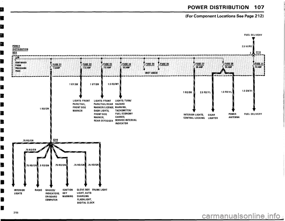 BMW 325e 1984 E30 Electrical Troubleshooting Manual 
