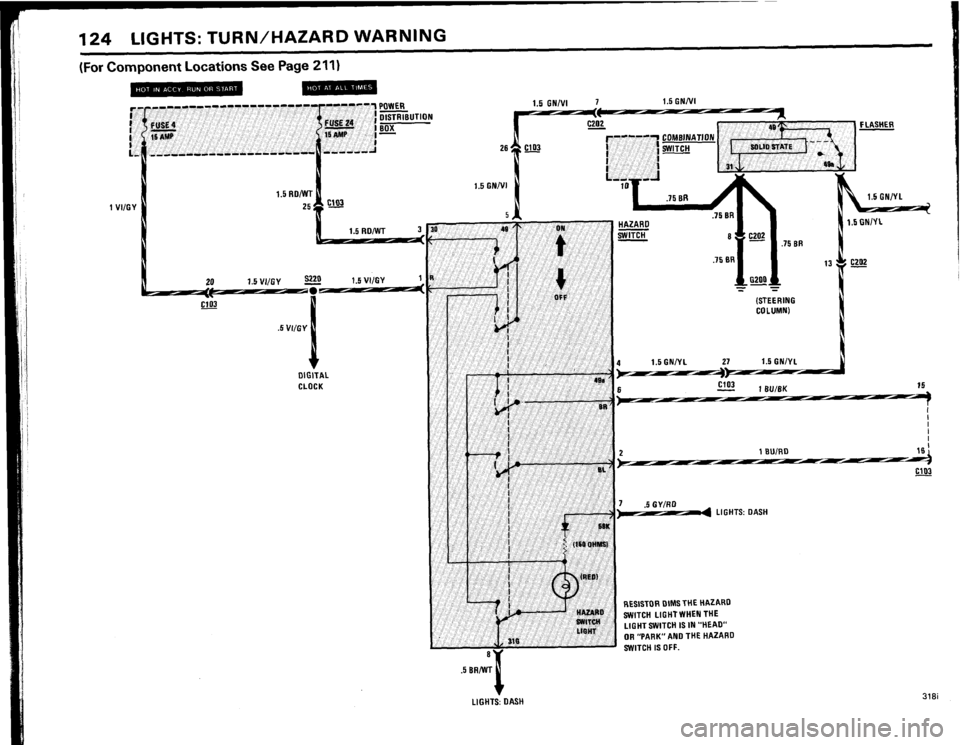 BMW 325e 1984 E30 Electrical Troubleshooting Manual 