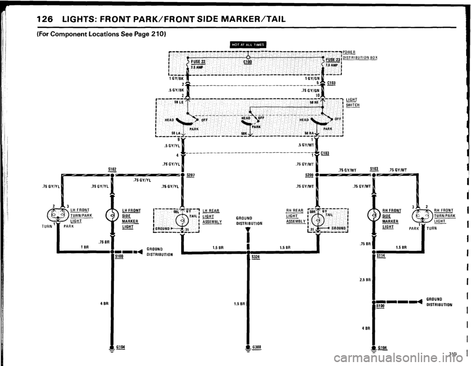 BMW 325e 1984 E30 Electrical Troubleshooting Manual 