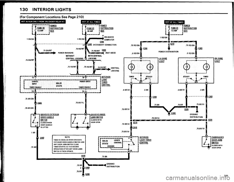 BMW 325e 1984 E30 Electrical Troubleshooting Manual 