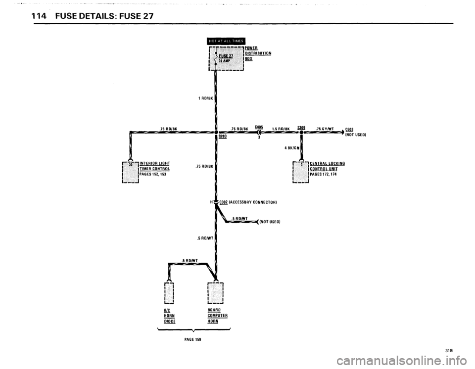 BMW 325e 1985 E30 Electrical Troubleshooting Manual 