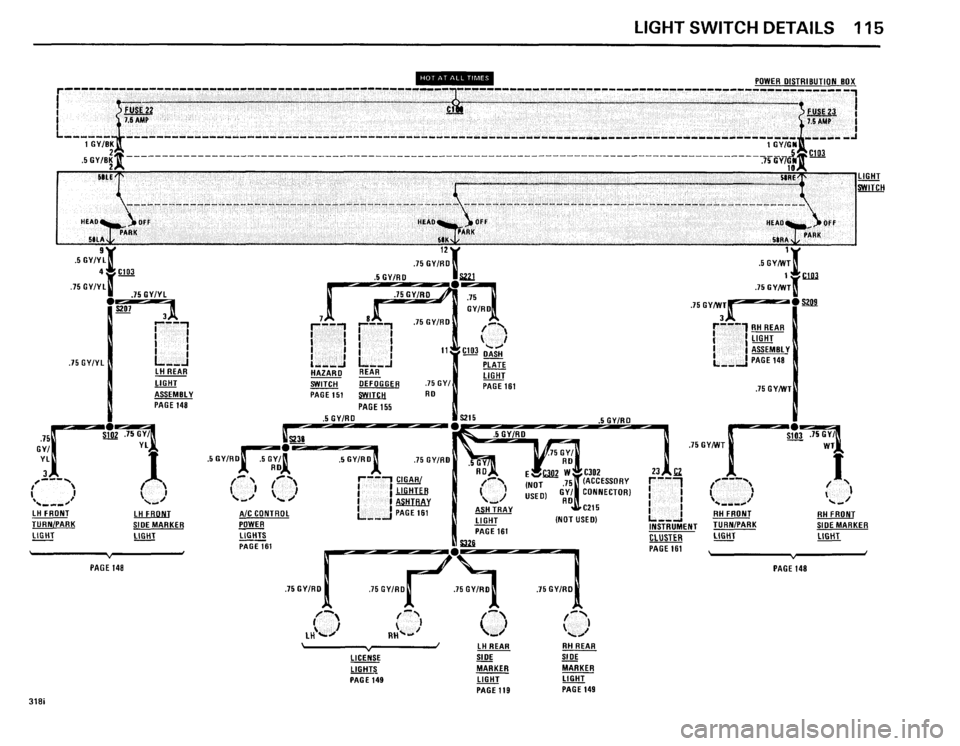 BMW 325e 1985 E30 Electrical Troubleshooting Manual 