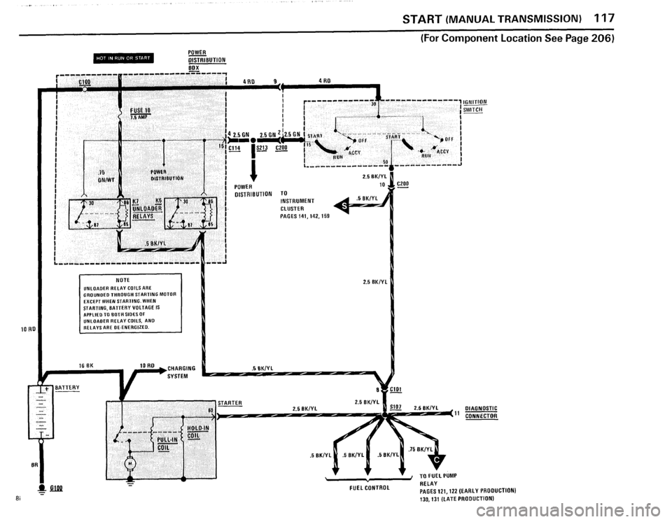 BMW 325e 1985 E30 Electrical Troubleshooting Manual 