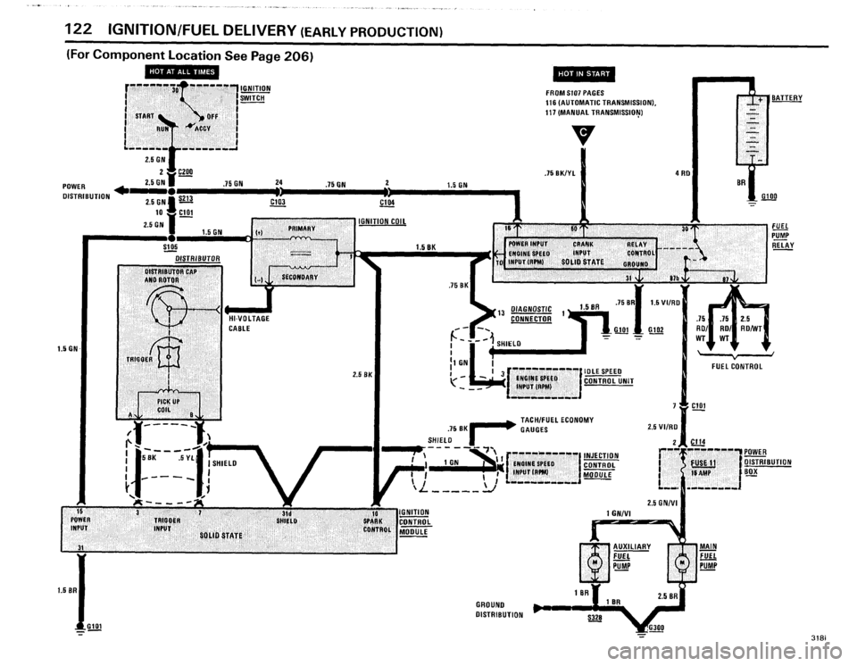 BMW 325e 1985 E30 Electrical Troubleshooting Manual 