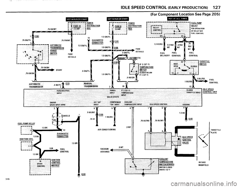 BMW 325e 1985 E30 Electrical Troubleshooting Manual 
