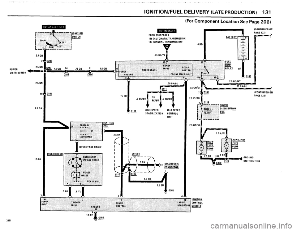 BMW 325e 1985 E30 Electrical Troubleshooting Manual 