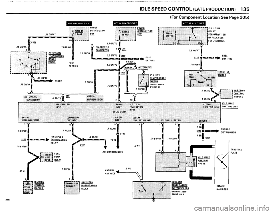 BMW 325e 1985 E30 Electrical Troubleshooting Manual 