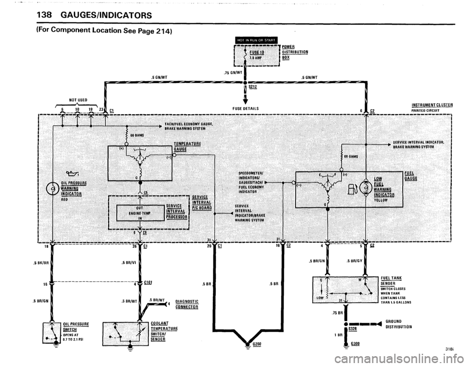 BMW 325e 1985 E30 Electrical Troubleshooting Manual 