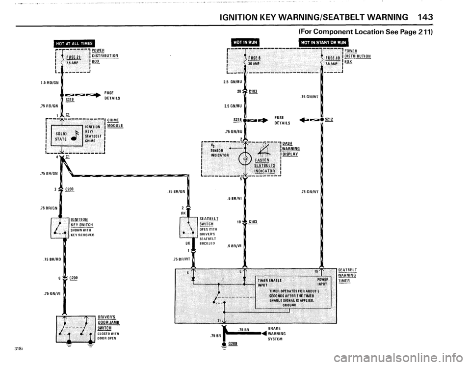 BMW 325e 1985 E30 Electrical Troubleshooting Manual 