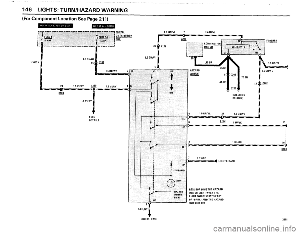 BMW 325e 1985 E30 Electrical Troubleshooting Manual 