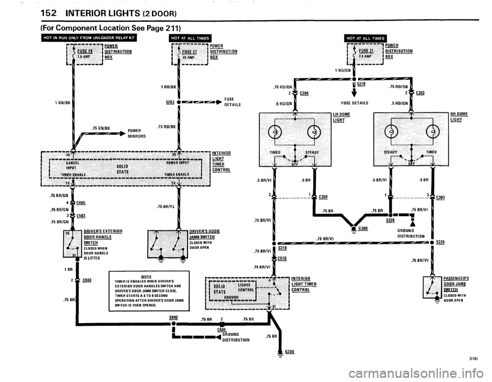 BMW 325e 1985 E30 Electrical Troubleshooting Manual 