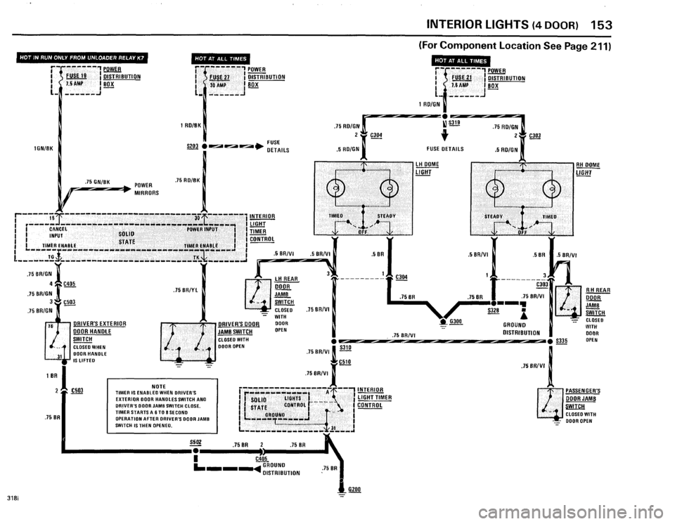 BMW 325e 1985 E30 Electrical Troubleshooting Manual 