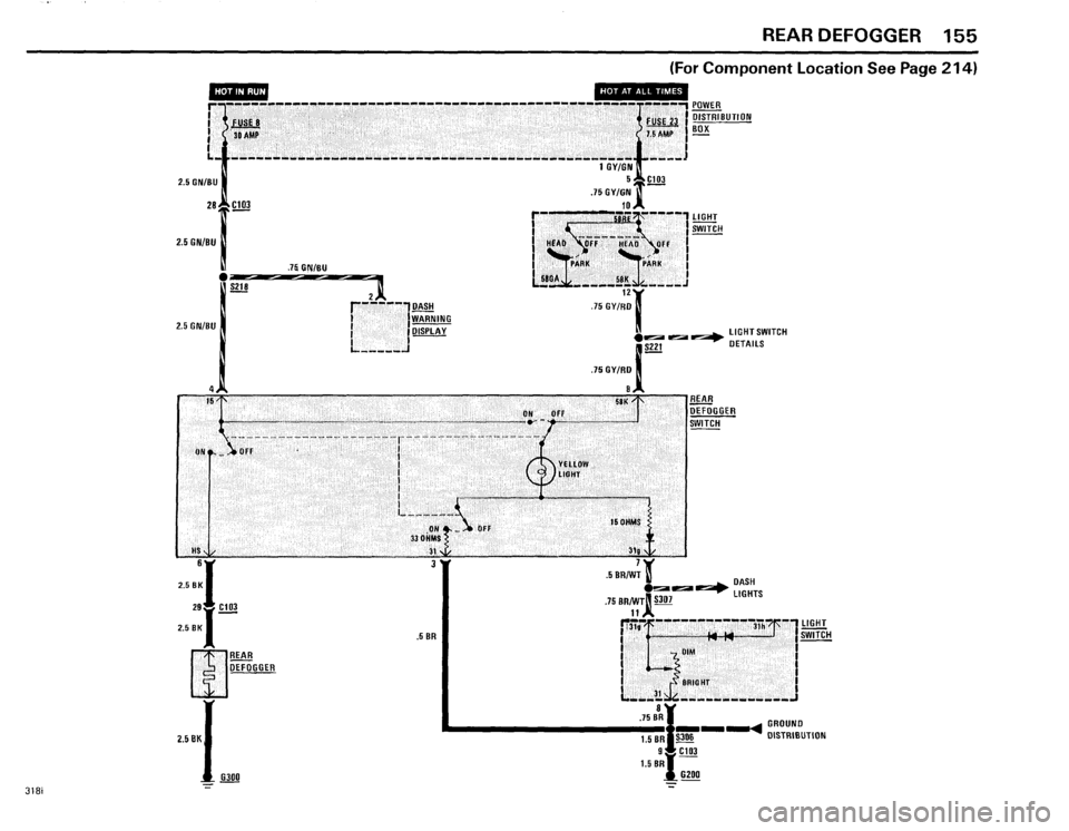 BMW 325e 1985 E30 Electrical Troubleshooting Manual 