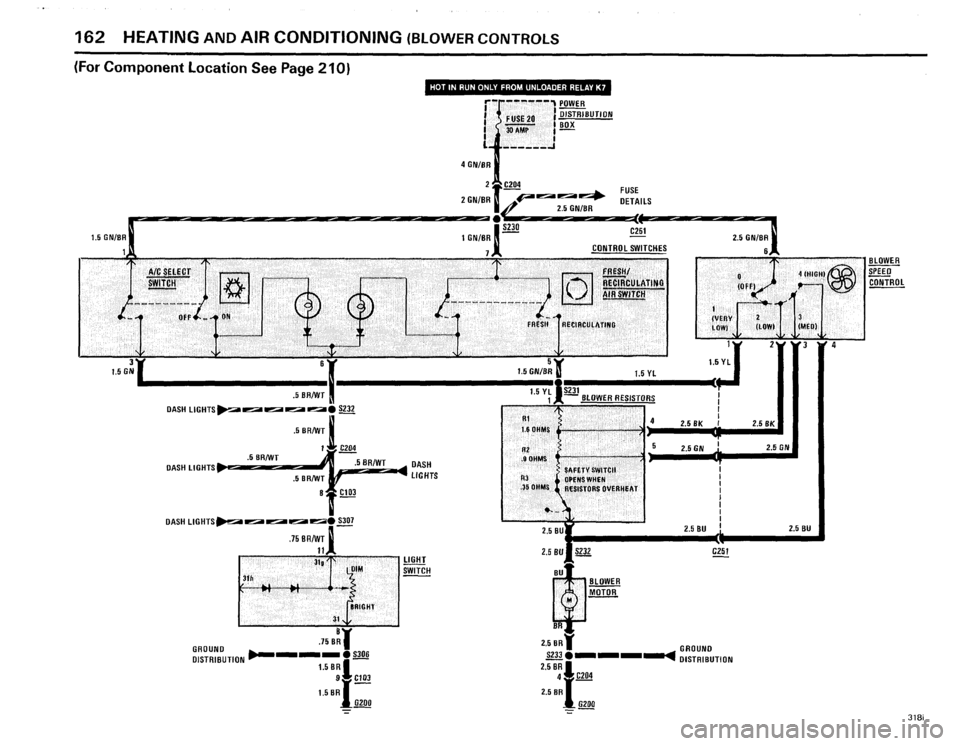 BMW 325e 1985 E30 Electrical Troubleshooting Manual 