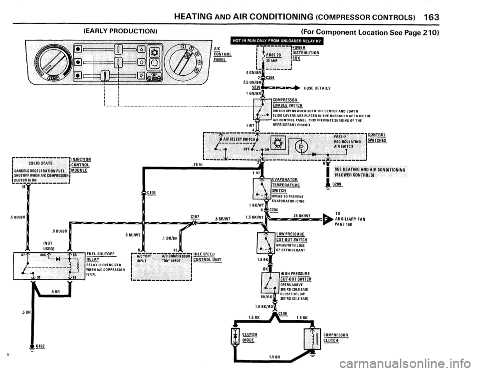 BMW 325e 1985 E30 Electrical Troubleshooting Manual 