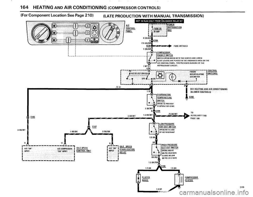 BMW 325e 1985 E30 Electrical Troubleshooting Manual 