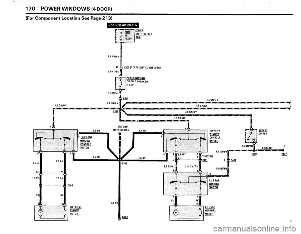 BMW 325e 1985 E30 Electrical Troubleshooting Manual 