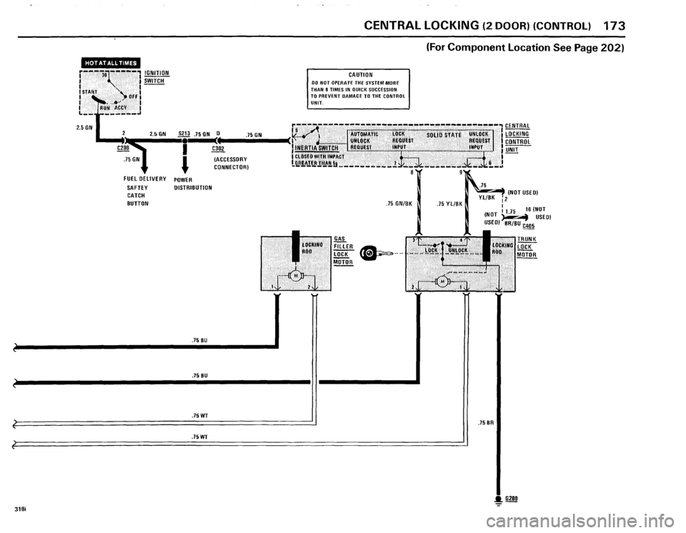 BMW 325e 1985 E30 Electrical Troubleshooting Manual 
