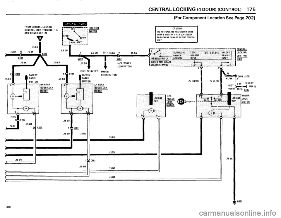 BMW 325e 1985 E30 Electrical Troubleshooting Manual 