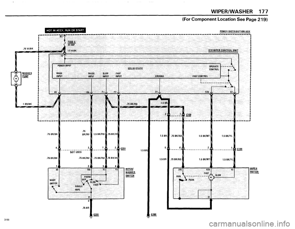 BMW 325e 1985 E30 Electrical Troubleshooting Manual 