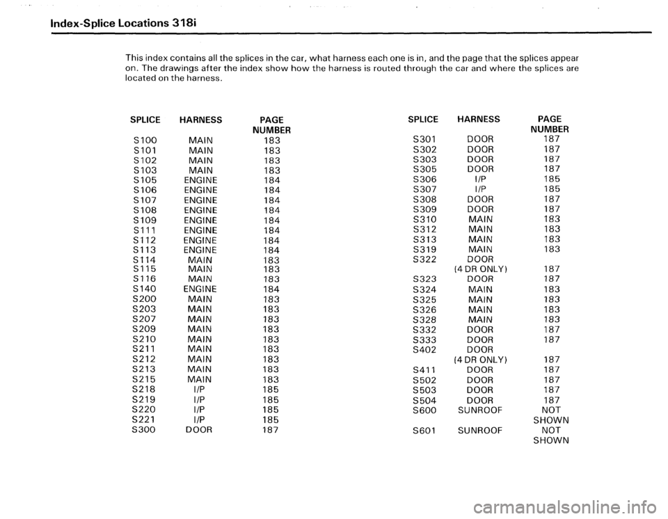 BMW 325e 1985 E30 Electrical Troubleshooting Manual 