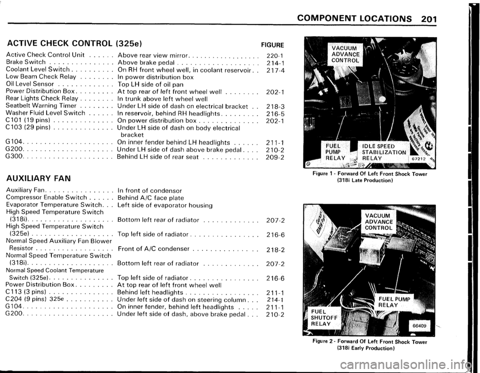 BMW 325e 1985 E30 Electrical Troubleshooting Manual 