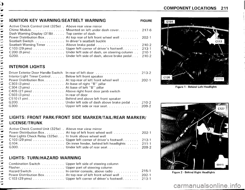 BMW 325e 1985 E30 Electrical Troubleshooting Manual 