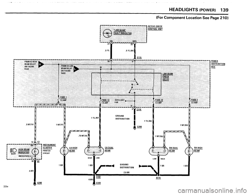 BMW 325e 1985 E30 Electrical Troubleshooting Manual 