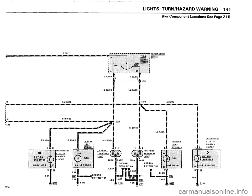 BMW 325e 1985 E30 Electrical Troubleshooting Manual 