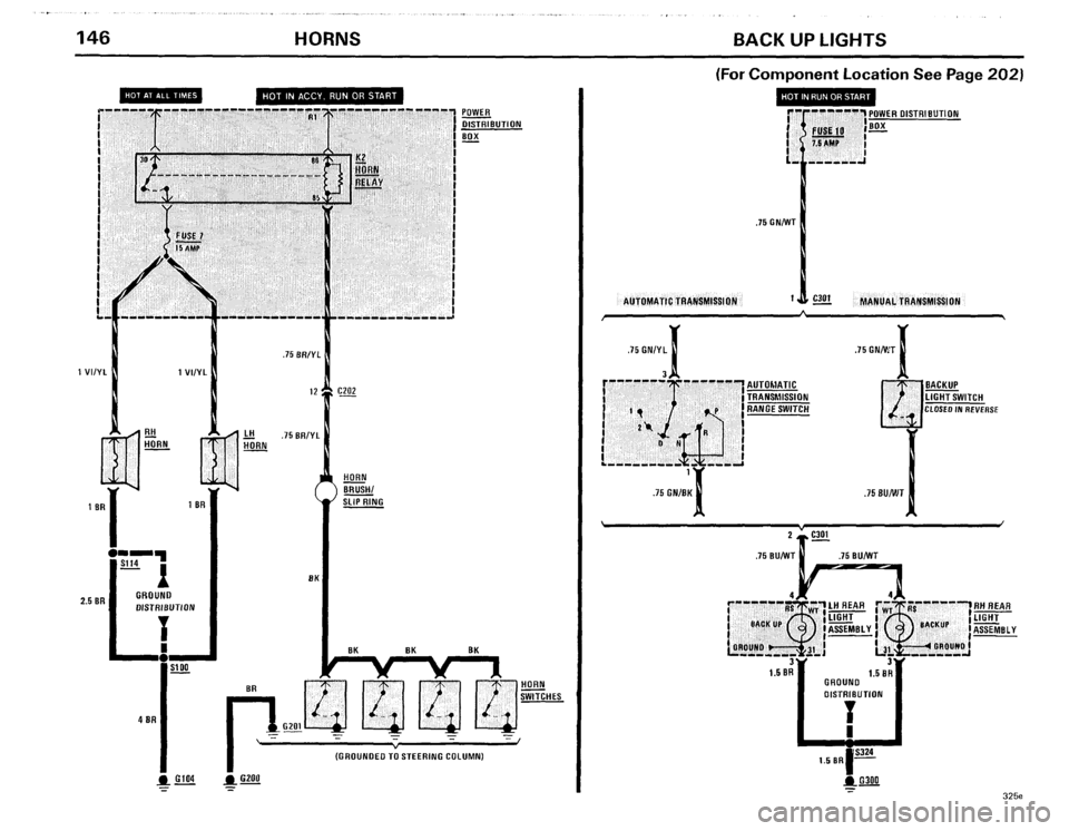 BMW 325e 1985 E30 Electrical Troubleshooting Manual 