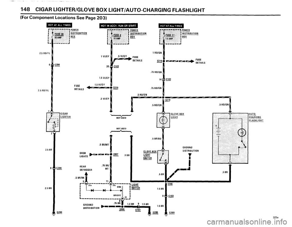 BMW 325e 1985 E30 Electrical Troubleshooting Manual 