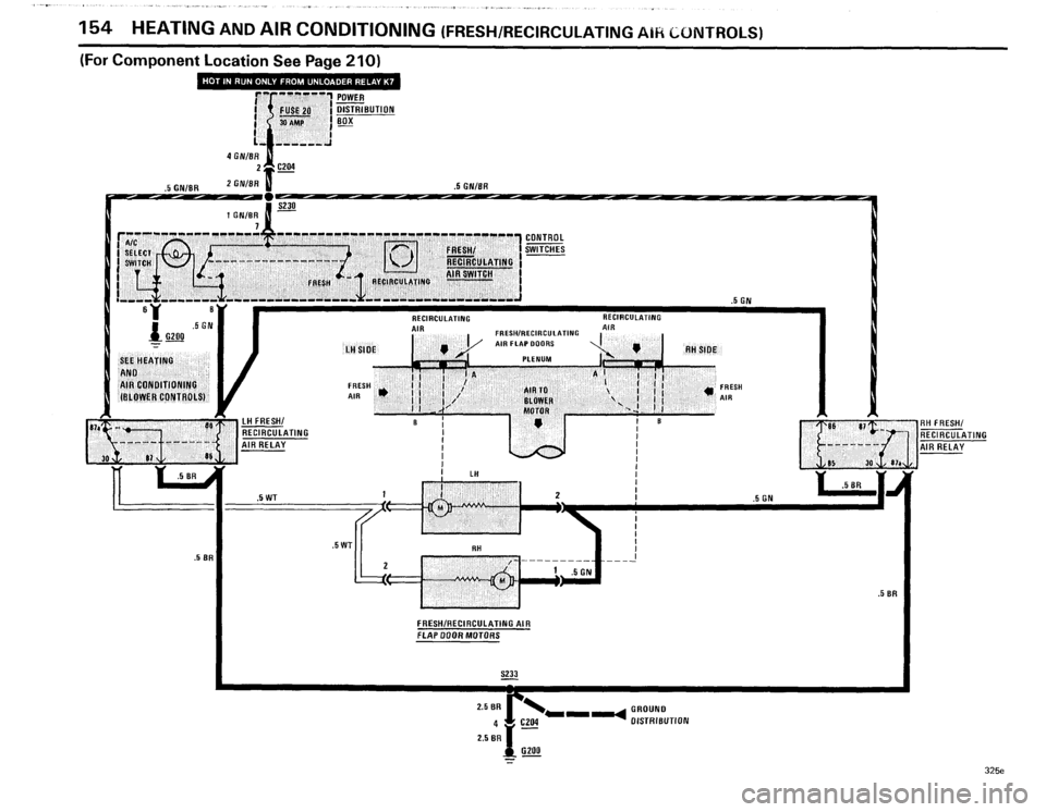 BMW 325e 1985 E30 Electrical Troubleshooting Manual 