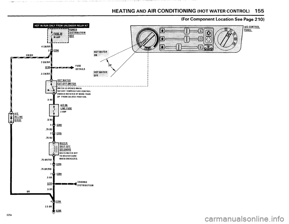 BMW 325e 1985 E30 Electrical Troubleshooting Manual 