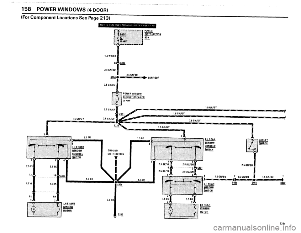 BMW 325e 1985 E30 Electrical Troubleshooting Manual 