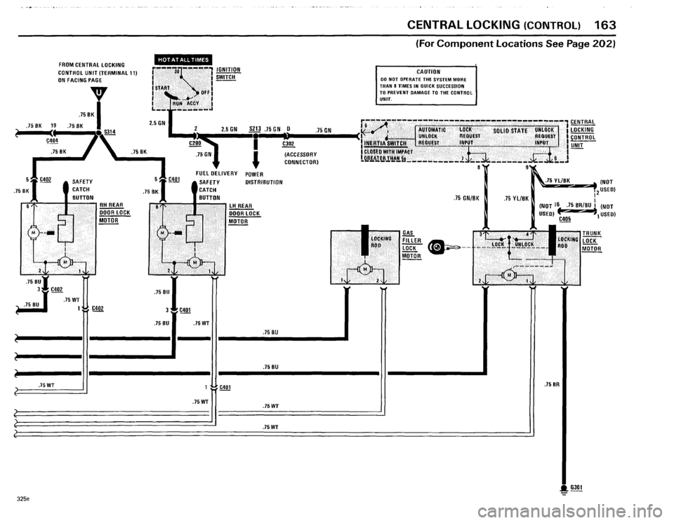 BMW 325e 1985 E30 Electrical Troubleshooting Manual 