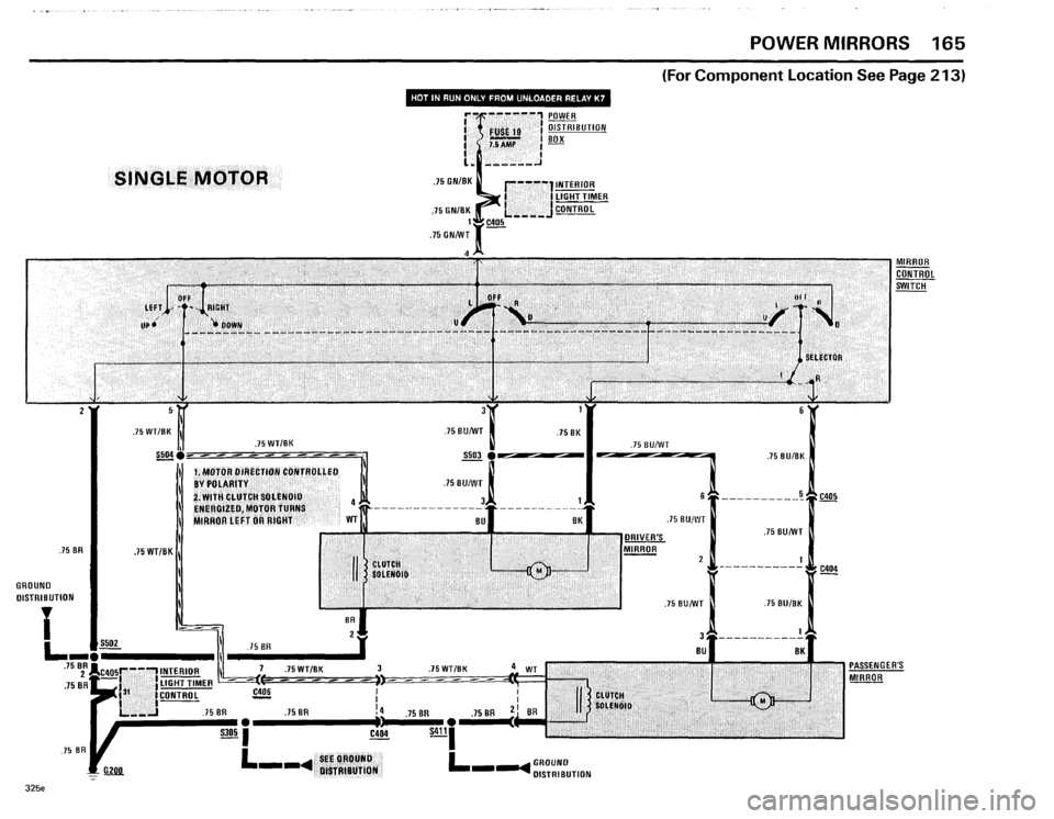 BMW 325e 1985 E30 Electrical Troubleshooting Manual 