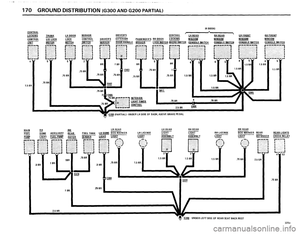 BMW 325e 1985 E30 Electrical Troubleshooting Manual 
