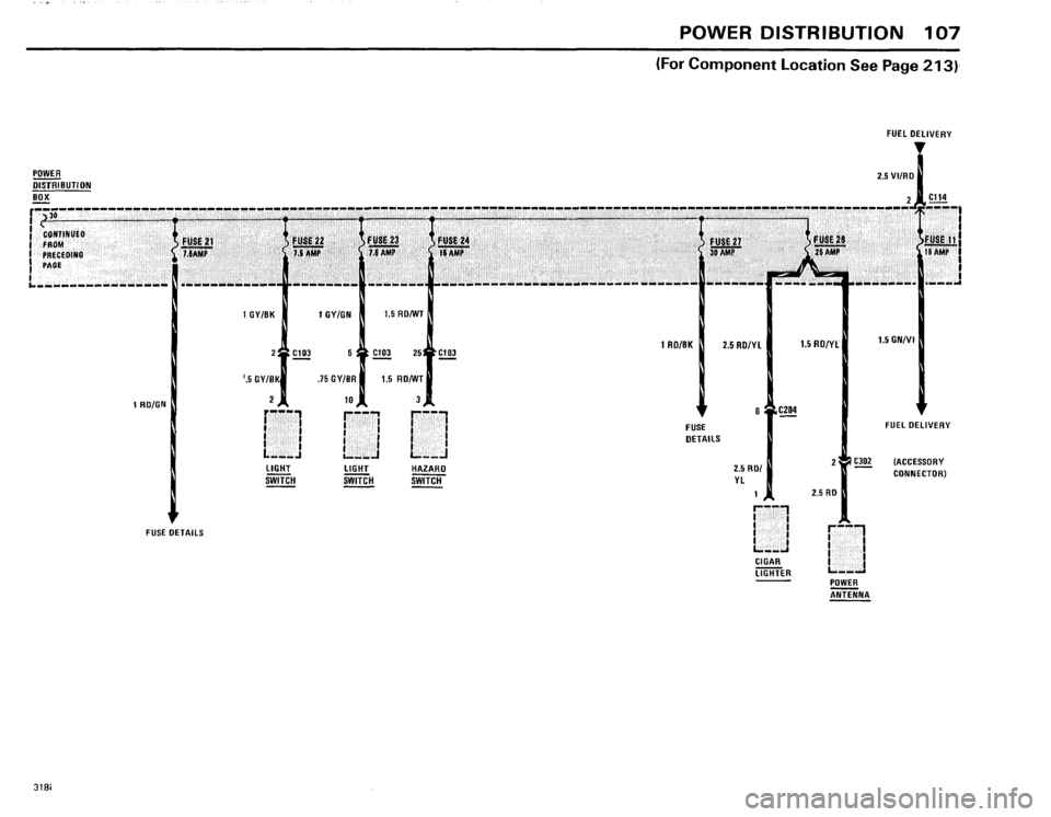 BMW 325e 1985 E30 Electrical Troubleshooting Manual 