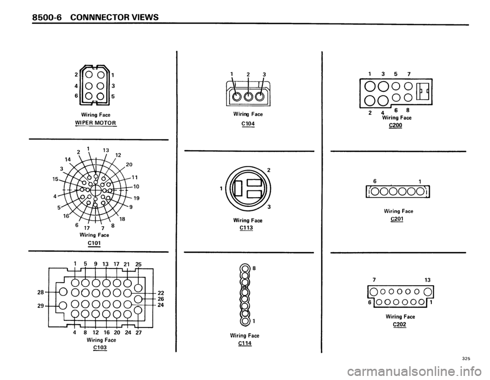 BMW 325i 1986 E30 Electrical Troubleshooting Manual 