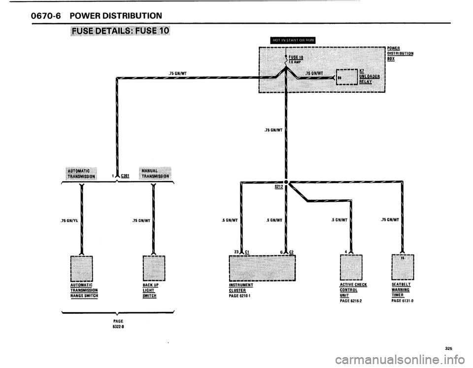 BMW 325i 1986 E30 Electrical Troubleshooting Manual 