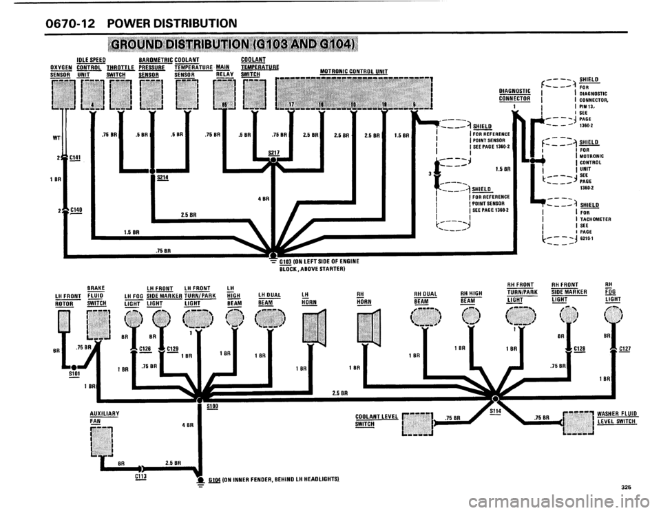 BMW 325i 1986 E30 Electrical Troubleshooting Manual 