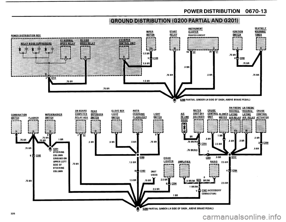 BMW 325i 1986 E30 Electrical Troubleshooting Manual 