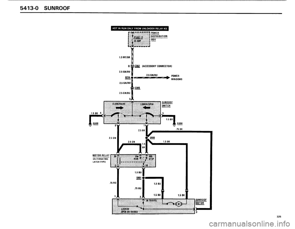 BMW 325i 1986 E30 Electrical Troubleshooting Manual 