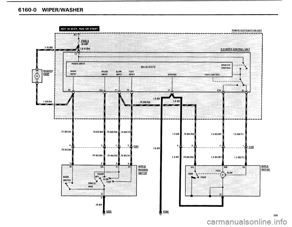 BMW 325i 1986 E30 Electrical Troubleshooting Manual 