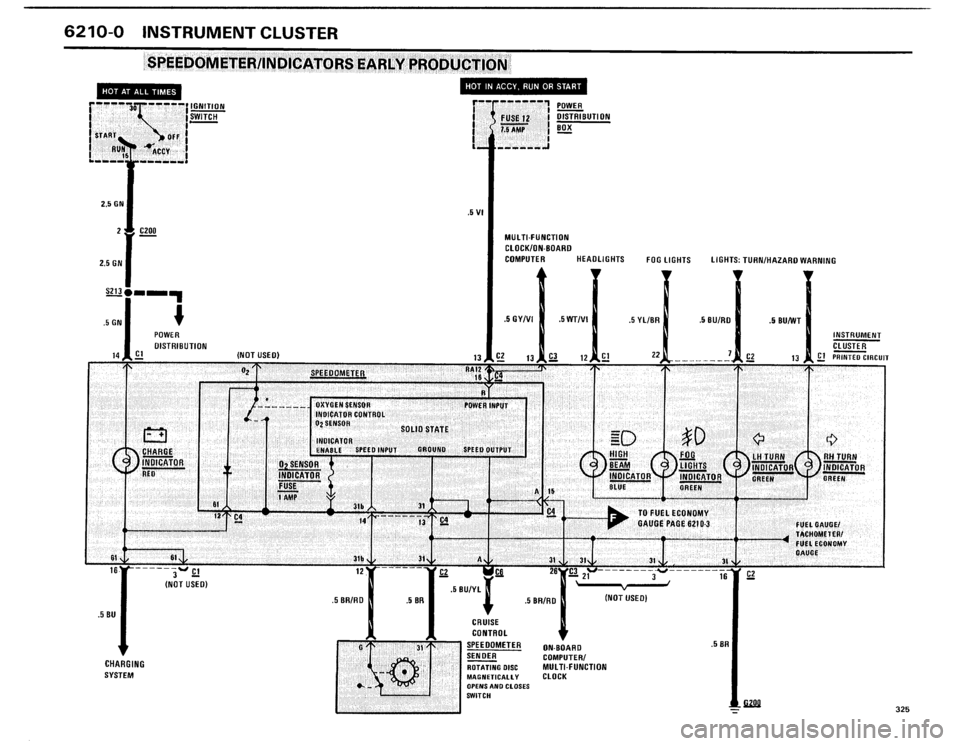 BMW 325i 1986 E30 Electrical Troubleshooting Manual 