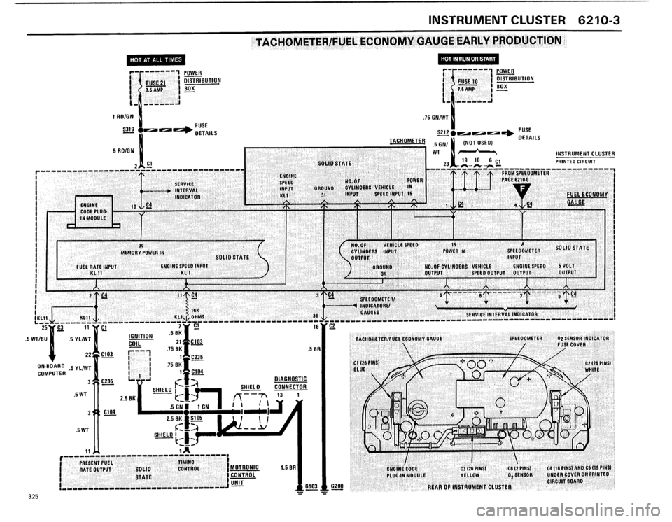 BMW 325i 1986 E30 Electrical Troubleshooting Manual 